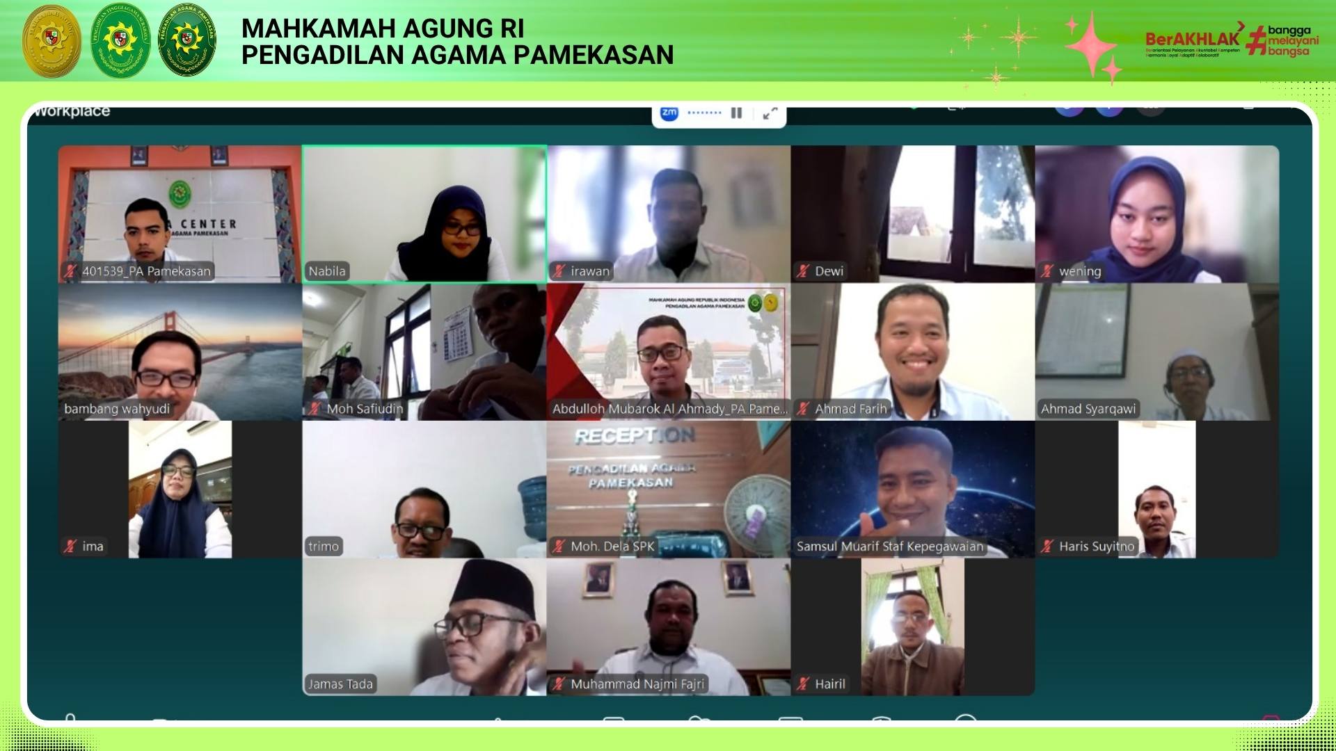 Rapat Internal Kesekretariatan Pengadilan Agama Pamekasan